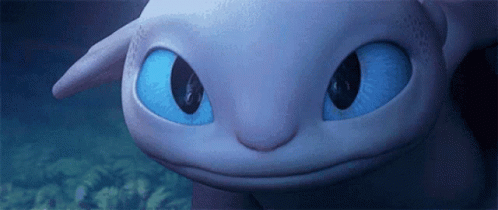 Cute Happy Gif - Cute Happy Light Fury - Discover & Share Gifs