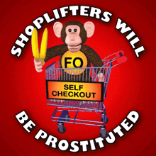 Shop Lifters Will Be Prosecuted GIF - Shop Lifters Will Be Prosecuted Self Checkout GIFs