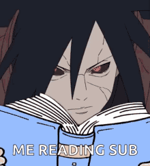 Uchiha Madara Naruto GIF - Uchiha Madara Naruto Reading GIFs