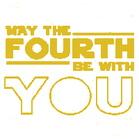 may the fourth be with you with a penguin in the middle