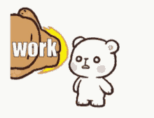 Work Kick GIF - Work Kick Bear GIFs