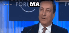 Mario Draghi Banca Centrale Europea Bce Indeciso Non So Non Saprei Coonfuso Forse GIF - Ci Penso Boh Chi Lo Sa GIFs