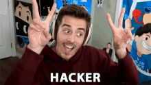 Hacker Air Quotes GIF - Hacker Air Quotes Computer Hacker GIFs