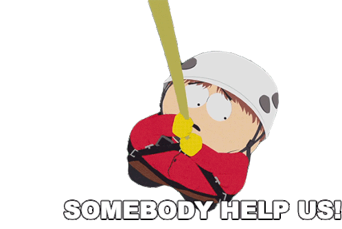 Somebody Help Us Eric Cartman Sticker - Somebody Help Us Eric Cartman South Park Stickers
