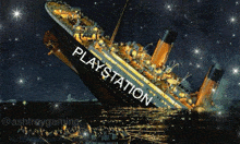 Playstation Sinking GIF - Playstation Sinking Sony GIFs