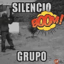 Boom Silencio GIF - Boom Silencio Grupo GIFs