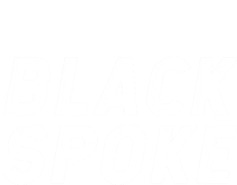 Black Spoke Clothing Sticker - Black Spoke Clothing Text Stickers