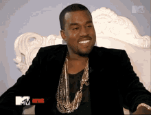 Kanye Smile GIF - Kanye Smile Interview GIFs