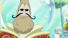 a cartoon of a man with a beard and sunglasses