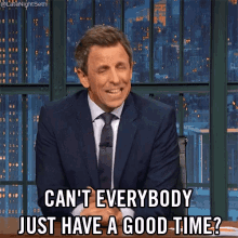 Seth Meyers Have A Good Time GIF - Seth Meyers Have A Good Time Please GIFs