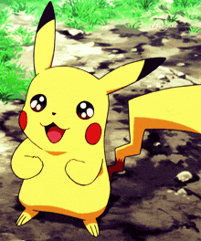 a picture of a pikachu with the word tokyo on the bottom left