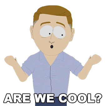 Are We Cool Dr Pal Sticker - Are We Cool Dr Pal South Park Stickers