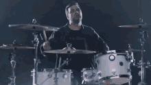 Playing Drums State Champs GIF - Playing Drums State Champs Evan Ambrosio GIFs