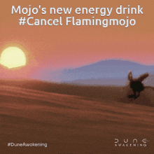 mojo 's new energy drink # cancel flaming mojo