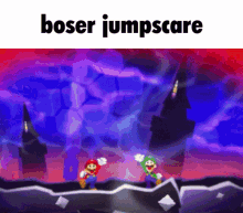 Bowser Jumpscare GIF - Bowser Jumpscare Mario And Luigi GIFs