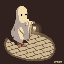 happy halloween ghost lantern walk
