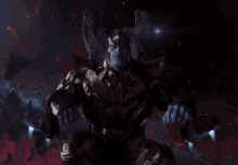 Thanos Mad Titan GIF - Thanos Mad Titan Seated At His Throne GIFs