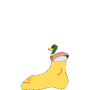 Duck Foot Sticker - Duck Foot Stickers