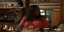 Chuckle Patricia Williams GIF - Chuckle Patricia Williams The Cabin With Bert Kreischer GIFs