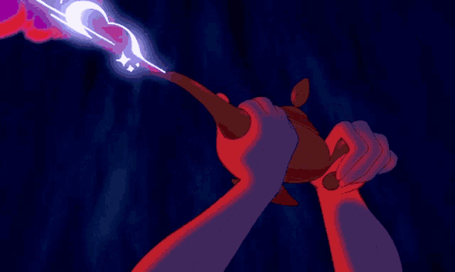 Genie Aladdin GIF - Genie Aladdin Magic Lamp - Discover & Share GIFs
