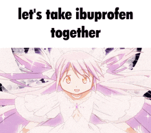 Madoka Magica Let'S Take Ibuprofen Together GIF - Madoka Magica Madoka Let'S Take Ibuprofen Together GIFs