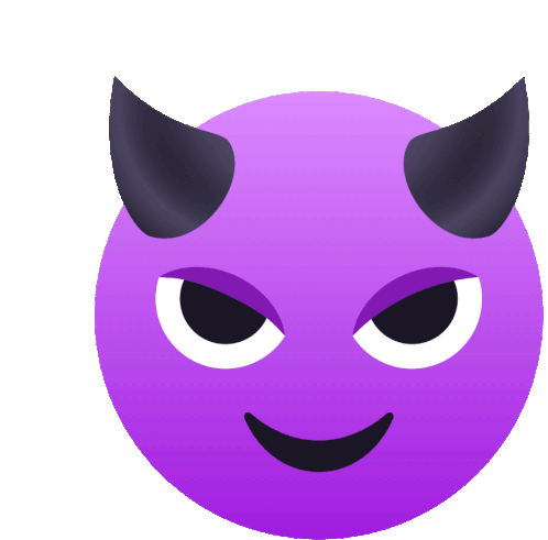 Smiling Face With Horns Joypixels Sticker - Smiling Face With Horns Joypixels Devil Stickers