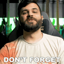 Don'T Forget Andrew Baena GIF - Don'T Forget Andrew Baena Keep In Mind GIFs