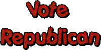 Vote Democrat Vote Republican Sticker - Vote Democrat Vote Republican Vote Stickers