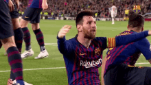 messi owned clap celebrate hype