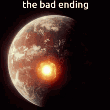 bad ending boom the bad ending
