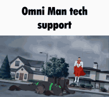 Omni Man Tech Support GIF - Omni Man Tech Support Bruh Momento GIFs