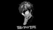 Take Your Time Persona Five GIF - Take Your Time Persona Five GIFs