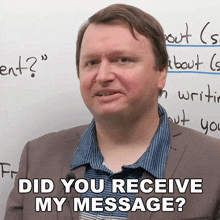 Did You Receive My Message Alex GIF - Did You Receive My Message Alex Engvid GIFs