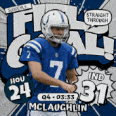 Indianapolis Colts (31) Vs. Houston Texans (24) Fourth Quarter GIF - Nfl National Football League Football League GIFs