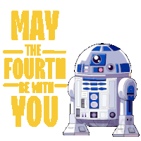 may the fourth be with you with a penguin in a robot costume