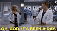 Greys Anatomy Teddy Altman GIF - Greys Anatomy Teddy Altman Oh God Its Been A Day GIFs