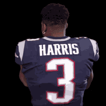 Damien Harris New England Patriots GIF - Damien Harris New England Patriots Nod GIFs