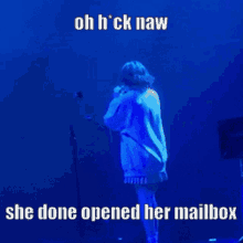 Mailbox Underscores GIF - Mailbox Underscores She Done Opened Her GIFs