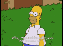 Homer Simpson Texting GIF - Homer Simpson Texting GIFs