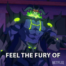 Feel The Fury Of Grayskull Skeletor GIF - Feel The Fury Of Grayskull Skeletor Masters Of The Universe Revelation GIFs