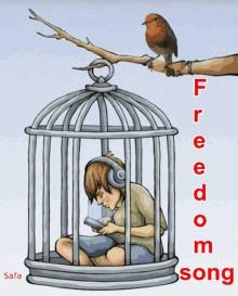 freedom song safa bird cage