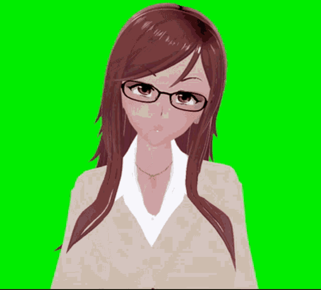 Anime Zoom green screen | Download