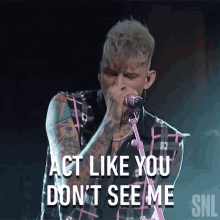 Act Like You Dont See Me Machine Gun Kelly GIF - Act Like You Dont See Me Machine Gun Kelly My Exs Best Friend Song GIFs