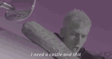 I Need A Castle And Bleep Mgk GIF - I Need A Castle And Bleep Mgk Machine Gun Kelly GIFs