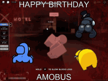 Amobus Happy Birthday GIF - Amobus Happy Birthday Amobus Criminality GIFs