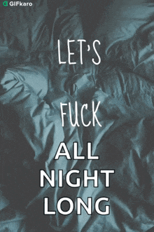 a poster that says lets cuddle all night long