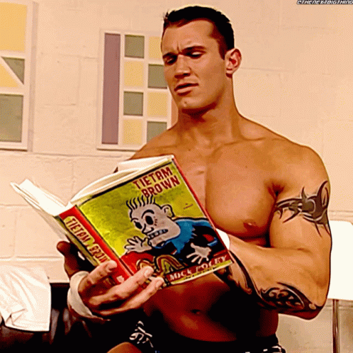 Randy Orton Read GIF - Randy Orton Read Reading GIFs