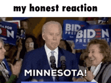 Minnesota Joe Biden GIF - Minnesota Joe Biden My Honest Reaction GIFs