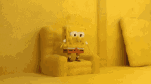 Jumping On The Chair Spongebob Squarepants GIF