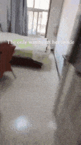 the only way to get her inside is to get her out